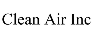 CLEAN AIR INC