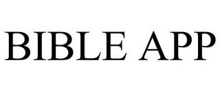 BIBLE APP