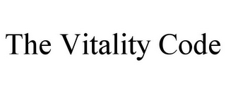 THE VITALITY CODE