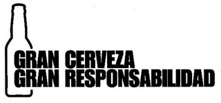 GRAN CERVEZA GRAN RESPONSABILIDAD