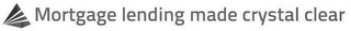 MORTGAGE LENDING MADE CRYSTAL CLEAR