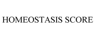 HOMEOSTASIS SCORE