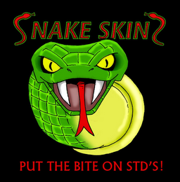 SNAKE SKINS PUT THE BITE ON STD'S !