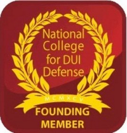 NATIONAL COLLEGE FOR DUI DEFENSE MCMXCV FOUNDING MEMBER