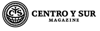 CENTRO Y SUR MAGAZINE