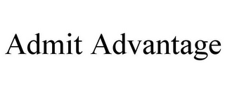ADMIT ADVANTAGE