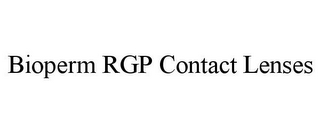 BIOPERM RGP CONTACT LENSES