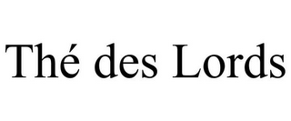 THÉ DES LORDS