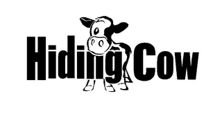 HIDING COW