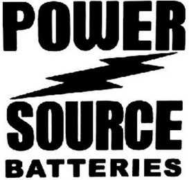 POWER SOURCE BATTERIES