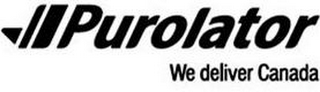 PUROLATOR WE DELIVER CANADA