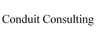 CONDUIT CONSULTING