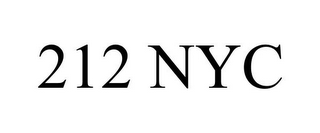 212 NYC