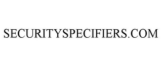 SECURITYSPECIFIERS.COM