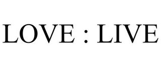 LOVE : LIVE