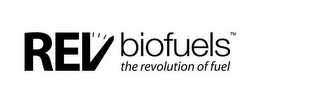 REV BIOFUELS THE REVOLUTION OF FUEL