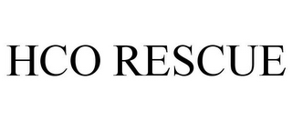 HCO RESCUE