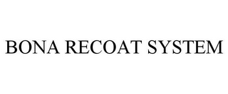 BONA RECOAT SYSTEM