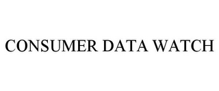 CONSUMER DATA WATCH