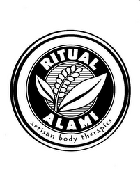 RITUAL ALAMI ARTISAN BODY THERAPIES