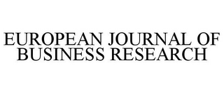 EUROPEAN JOURNAL OF BUSINESS RESEARCH