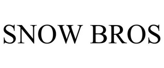 SNOW BROS