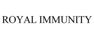 ROYAL IMMUNITY