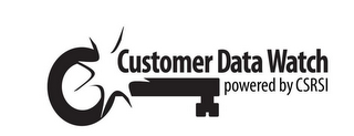 CUSTOMER DATA WATCH POWERED BY CSRSI