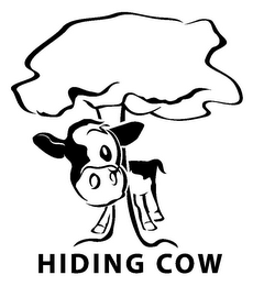 HIDING COW