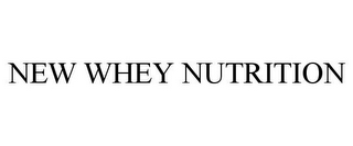 NEW WHEY NUTRITION