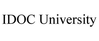 IDOC UNIVERSITY