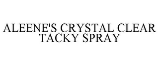 ALEENE'S CRYSTAL CLEAR TACKY SPRAY