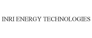 INRI ENERGY TECHNOLOGIES