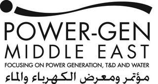 POWER-GEN MIDDLE EAST FOCUSING ON POWERGENERATION, T&D AND WATER