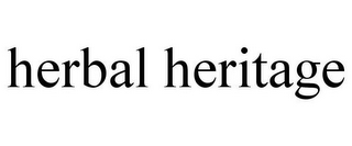 HERBAL HERITAGE