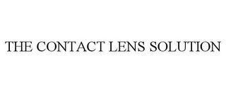 THE CONTACT LENS SOLUTION