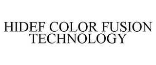 HIDEF COLOR FUSION TECHNOLOGY