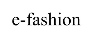 E-FASHION