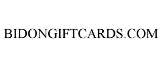 BIDONGIFTCARDS.COM