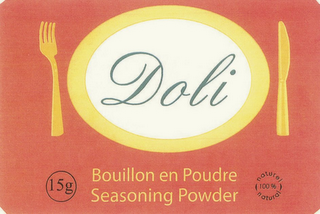 DOLI BOUILLON EN POUDRE SEASONING POWDER15G NATUREL 100% NATURAL