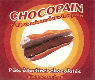 CHOCOPAIN Y'A PAS MIEUX DANS TON PAIN PÂTE À TARTINER CHOCOLATÉE AUX CACAHUÈTES