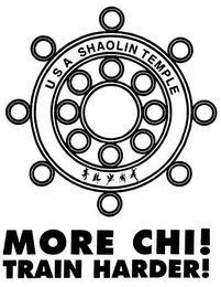 USA SHAOLIN TEMPLE MORE CHI ! TRAIN HARDER!