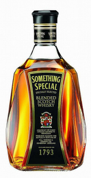 SOMETHING SPECIAL SOMETHING SPECIAL SPECIALLY SELECTED BLENDED SCOTCH WHISKY EX EDINBURGENSE AD MUNDUM HILL THOMSON & CO. LTD. A BLEND OF THE FINEST WHISKIES MATURED TO PERFECTION PRODUCED, BLENDED AND BOTTLED IN SCOTLAND BY HILL, THOMSON & COMPANY LTD. EDINBURGH - SCOTLAND ESTABLISHED IN 1793