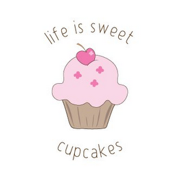 LIFE IS SWEET CUPCAKES