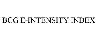 BCG E-INTENSITY INDEX