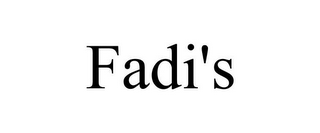 FADI'S