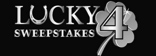 LUCKY 4 SWEEPSTAKES