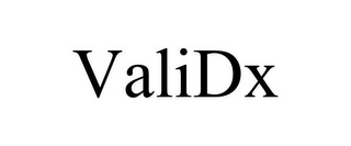 VALIDX