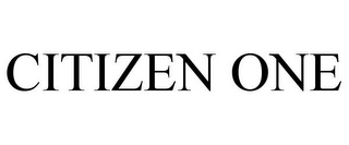 CITIZEN ONE