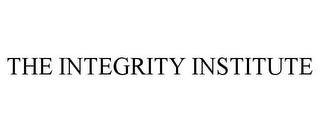 THE INTEGRITY INSTITUTE